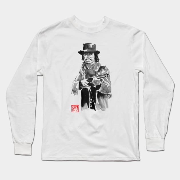 charles bronson with rifle Long Sleeve T-Shirt by pechane